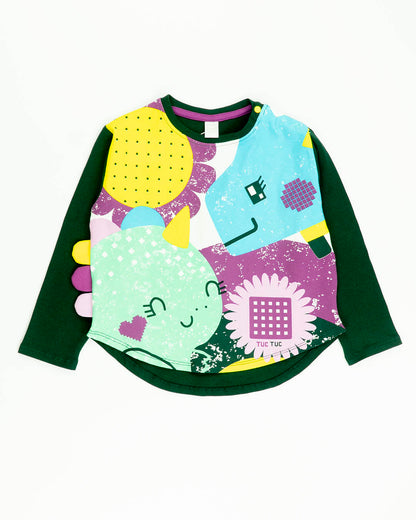 Completo con leggings e stampa unicorni Tuc Tuc