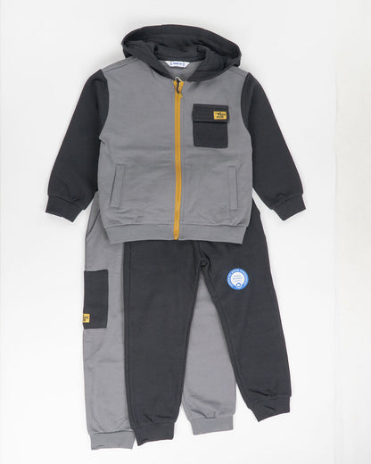 Tuta 3 pz. felpata con due pantaloni  MAYORAL