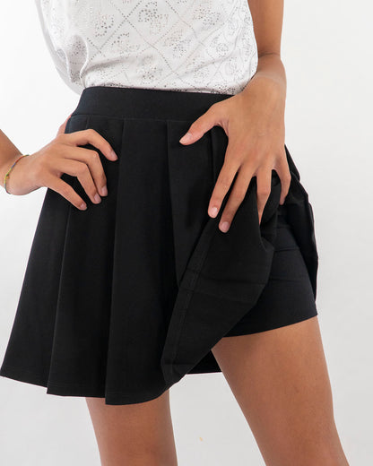 Gonna a pieghe con shorts sottogonna GUESS