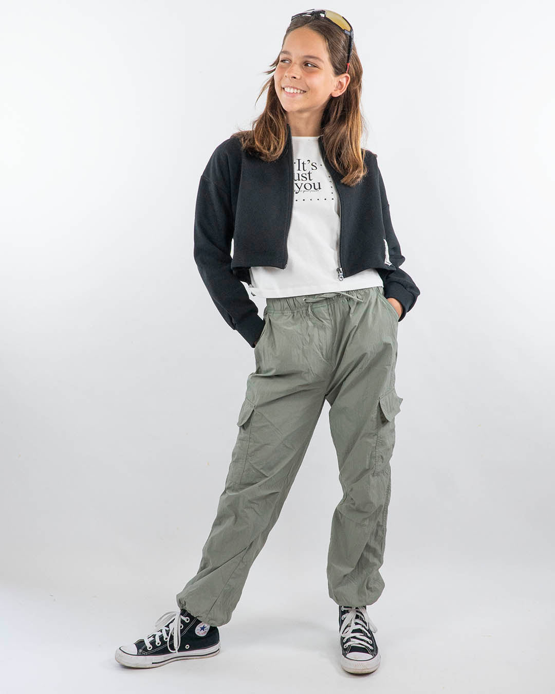 Pantaloni cargo foderati in cotone I DO