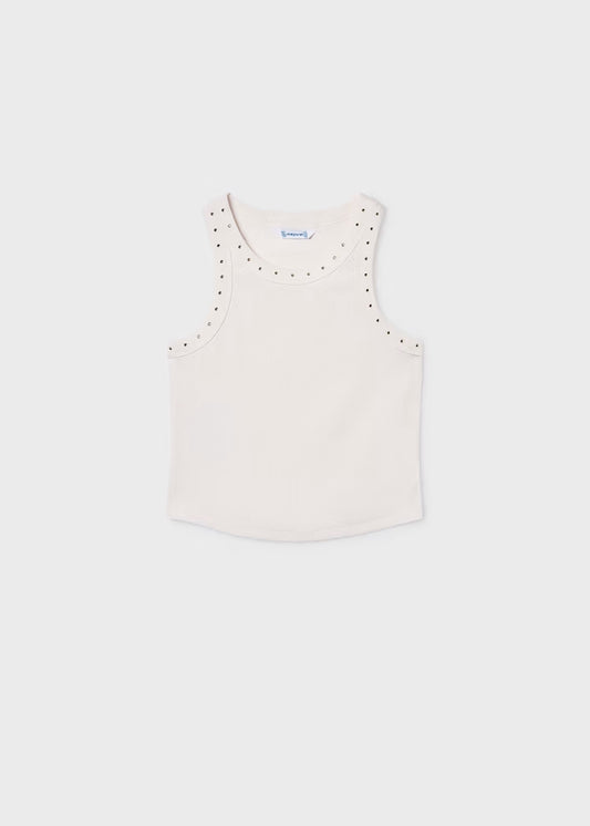 Canotta a costine con borchie art.6013-24 MAYORAL