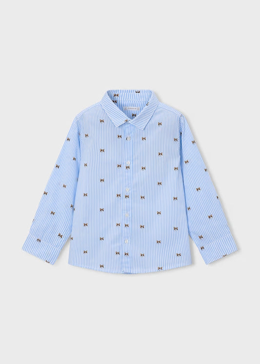 Camicia rigata con cagnolini art.4.146-011 MAYORAL
