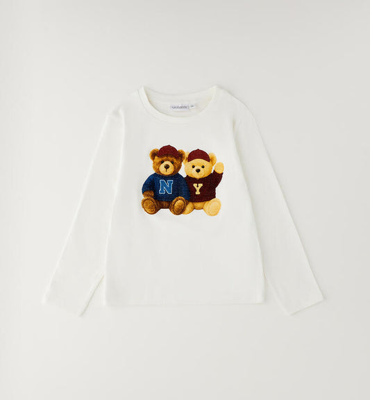 T-shirt con orsetti  art.0.H427-0112 SARABANDA