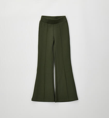 Pantaloni elasticizzati a zampa art.4.H733-5557IDO