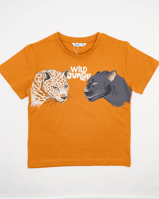 T-shirt manica corta wild jungle
