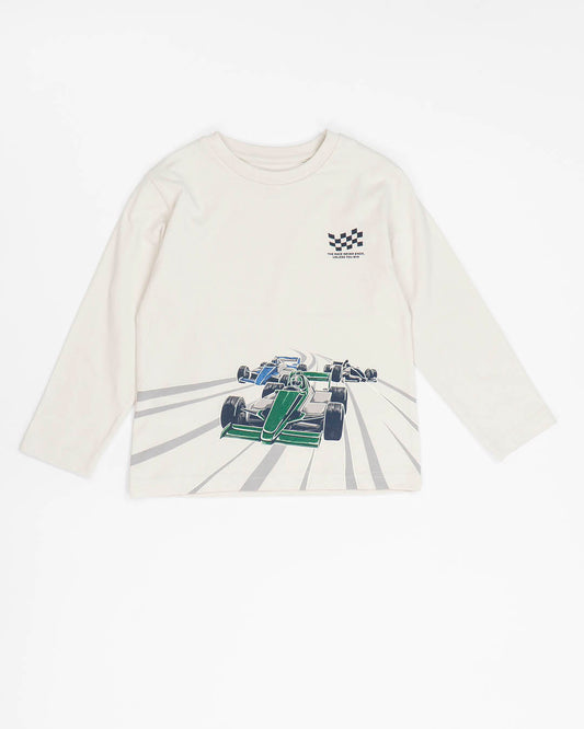 T-shirt manica lunga con stampa Formula1