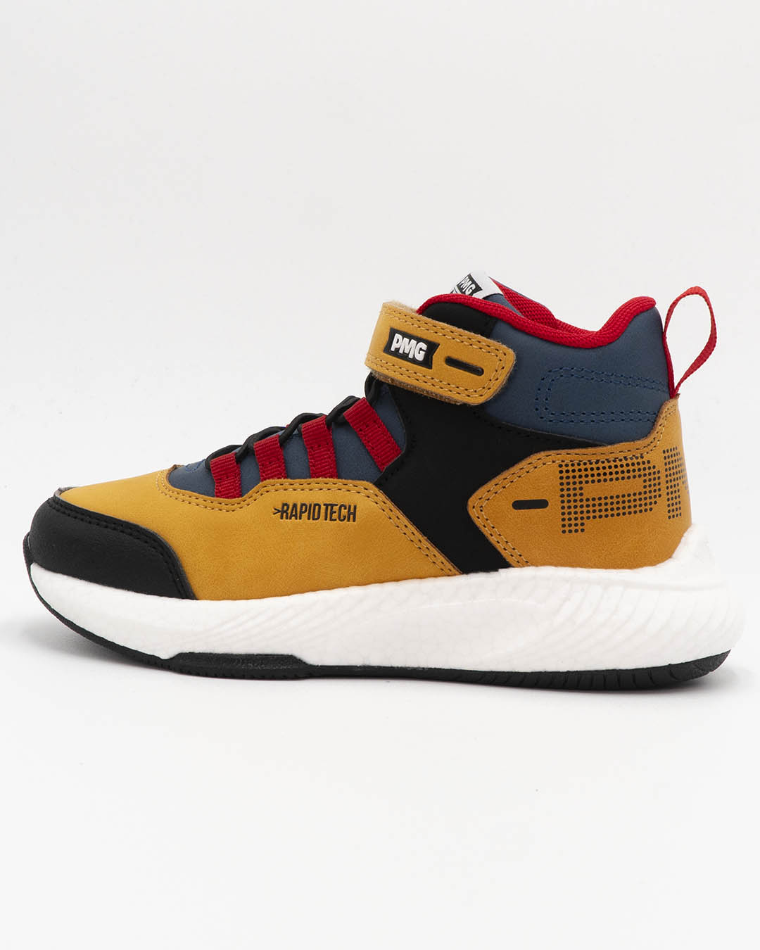 Scarpe alte con laccio elastico e strappo