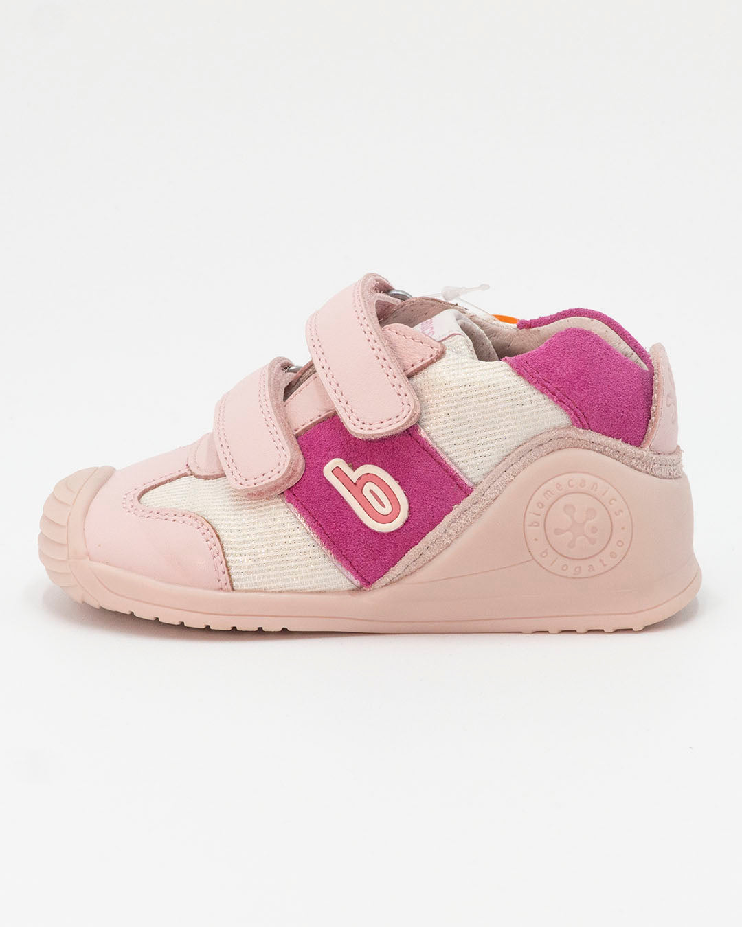 Scarpe primipassi con inserto lurex BIOMECANICS
