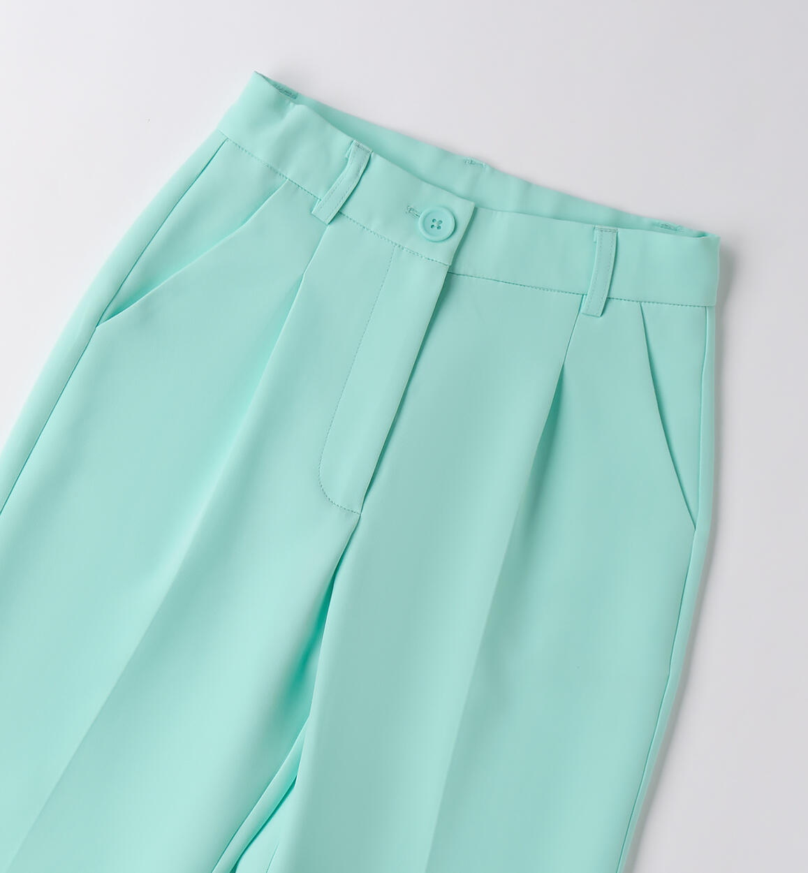 Pantaloni con pinces e risvoltino I DO