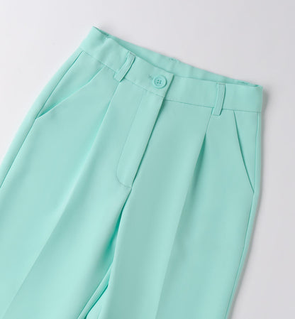 Pantaloni con pinces e risvoltino I DO