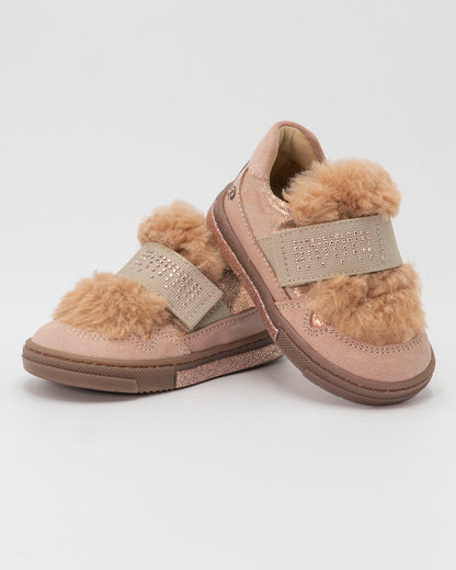 Scarpe in pelle con inserto in pelo PRIMIGI