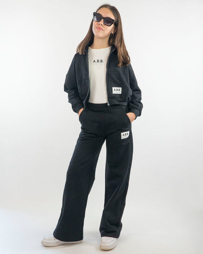 Pantaloni felpati a gamba larga con tasche I DO