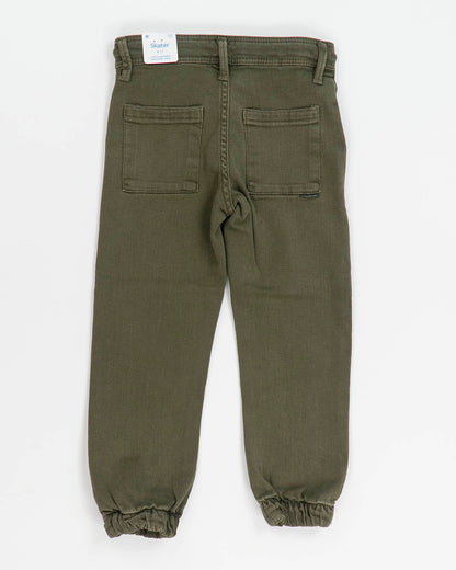 Pantaloni elasticizzati con elastico in caviglia