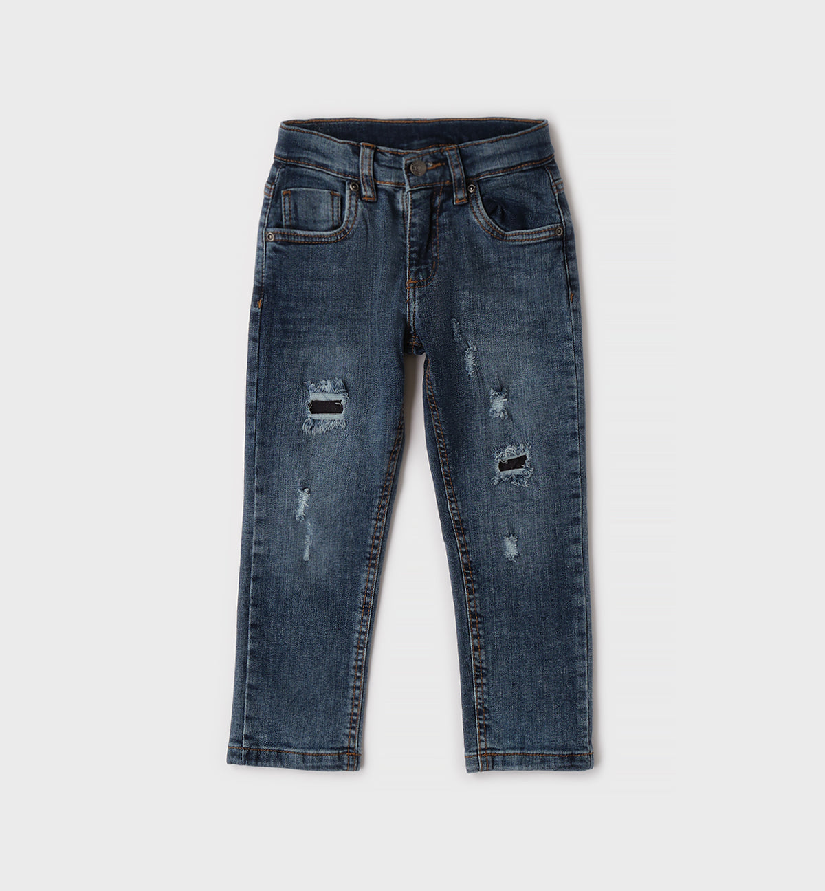 Jeans slim con finti strappi art.4.H472-7450 I DO