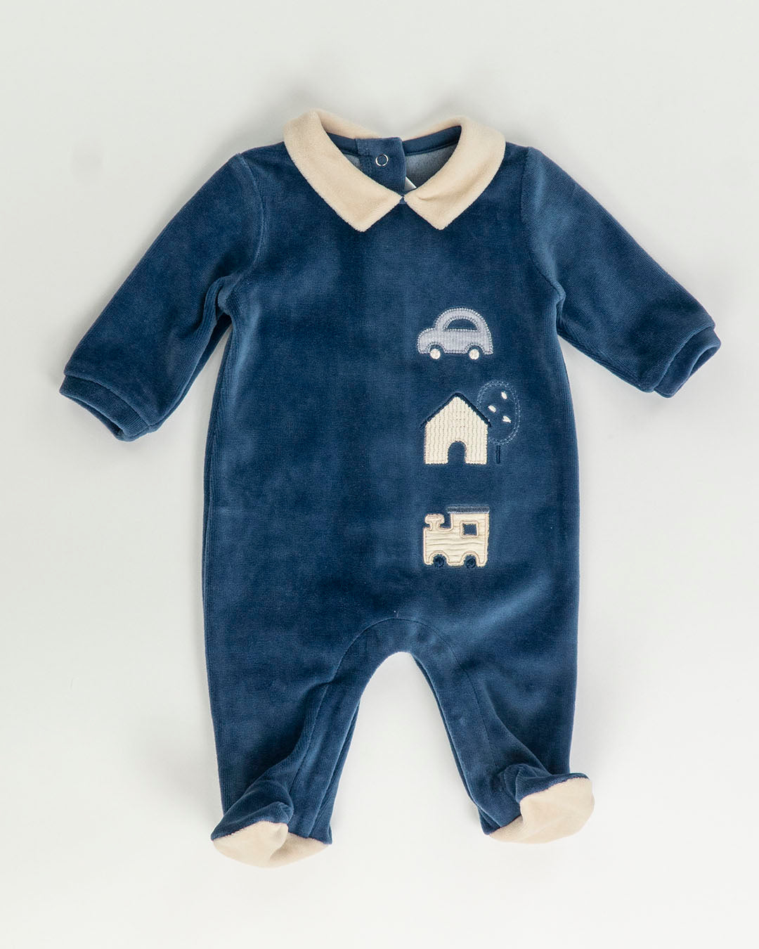 Tutina in ciniglia con auto e casetta MAYORAL