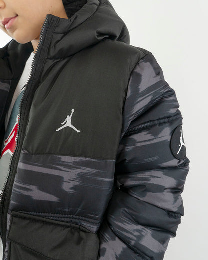 Giaccone con stampa camouflage JORDAN