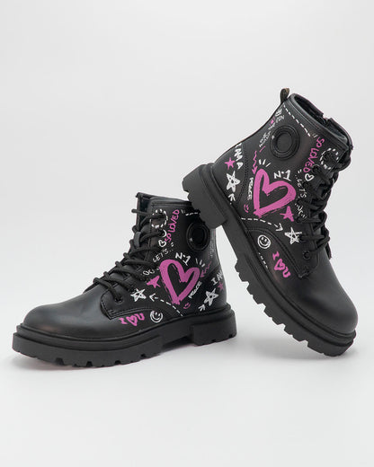 Anfibio a fantasia con lacci e zip PRIMIGI