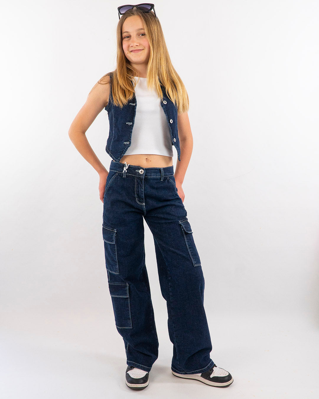 Jeans cargo a gamba larga  I DO
