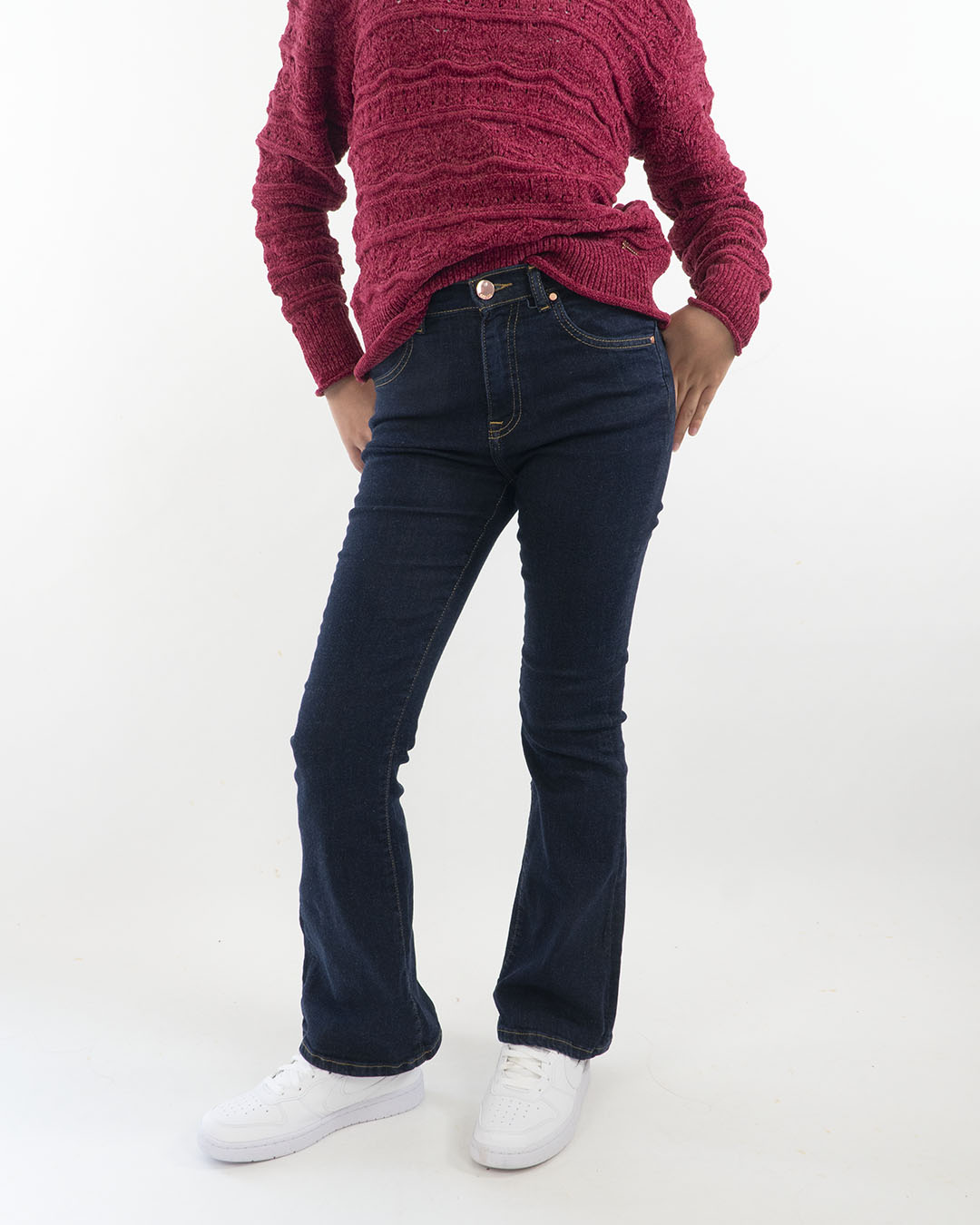 Jeans elasticizzato a zampa GUESS