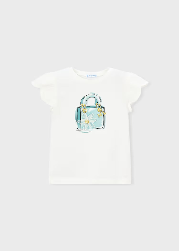 T-shirt con borsetta stampata art.3002-52 MAYORAL