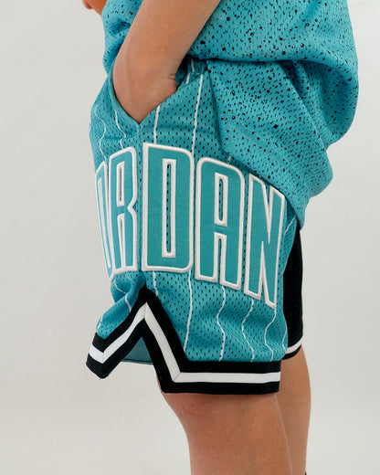 Pantaloncino tipo basket bicolor JORDAN