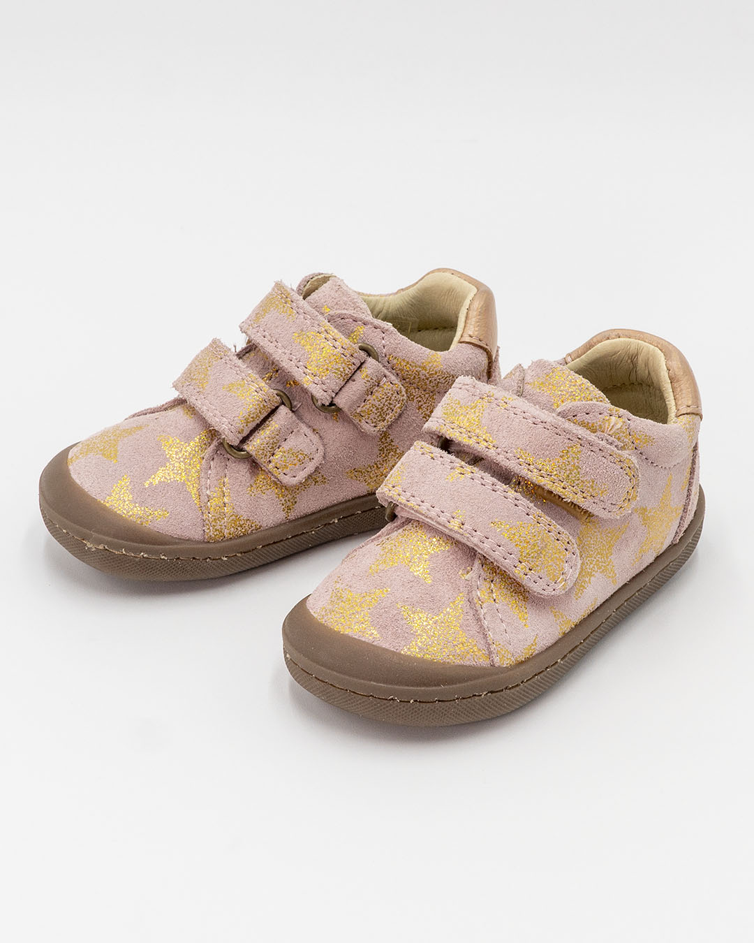 Scarpe primipassi scamosciate con stelle PRIMIGI
