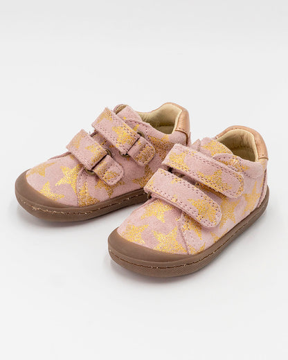 Scarpe primipassi scamosciate con stelle PRIMIGI