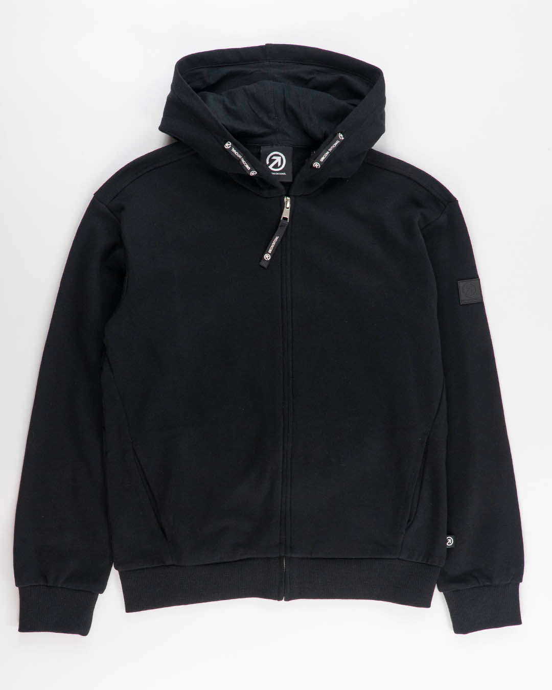 Felpa aperta a peso medio con stampa dietro MELBY