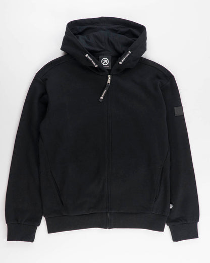 Felpa aperta a peso medio con stampa dietro MELBY