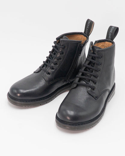 Anfibio in pelle con lacci e zip laterale GRUNLAND