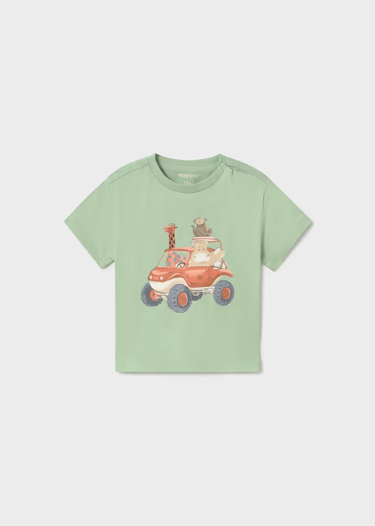 T-shirt con auto per safari  art.1010-11 MAYORAL
