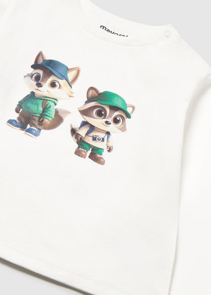 T-shirt con esploratori art.2.013-010 MAYORAL