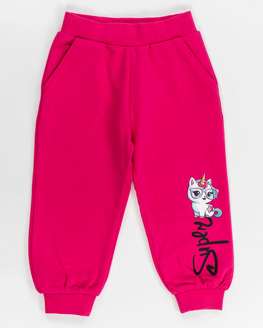 Pantaloni leggeri con unicorno I DO