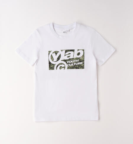 T-shirt in cotone con stampa art.4G628-0113 I DO