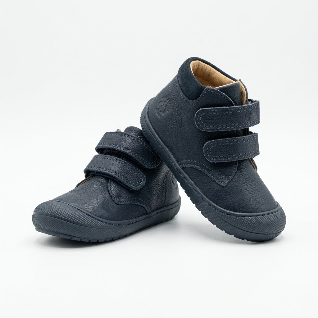 Scarpe primipassi in pelle con punta rinforzata