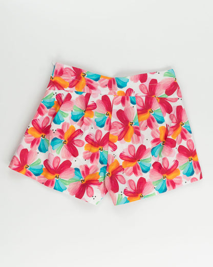 Shorts in tessuto a fiori MAYORAL