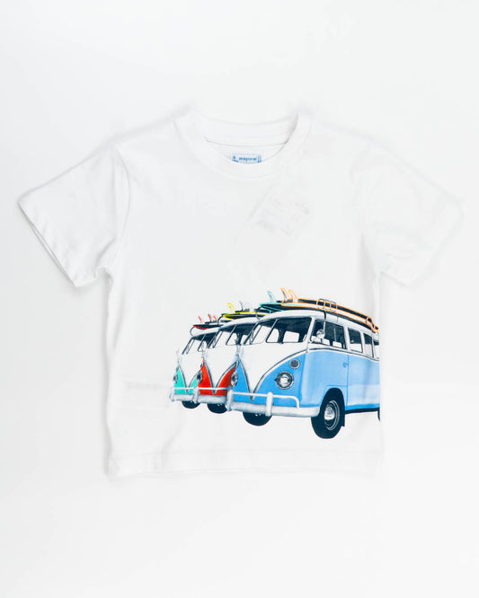 T-shirt manica corta con furgoncini MAYORAL