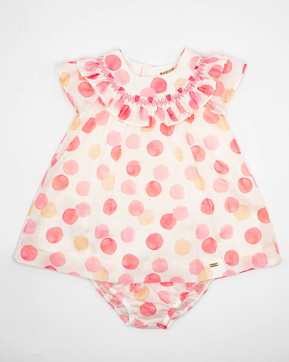 Abito con voillant e culotte