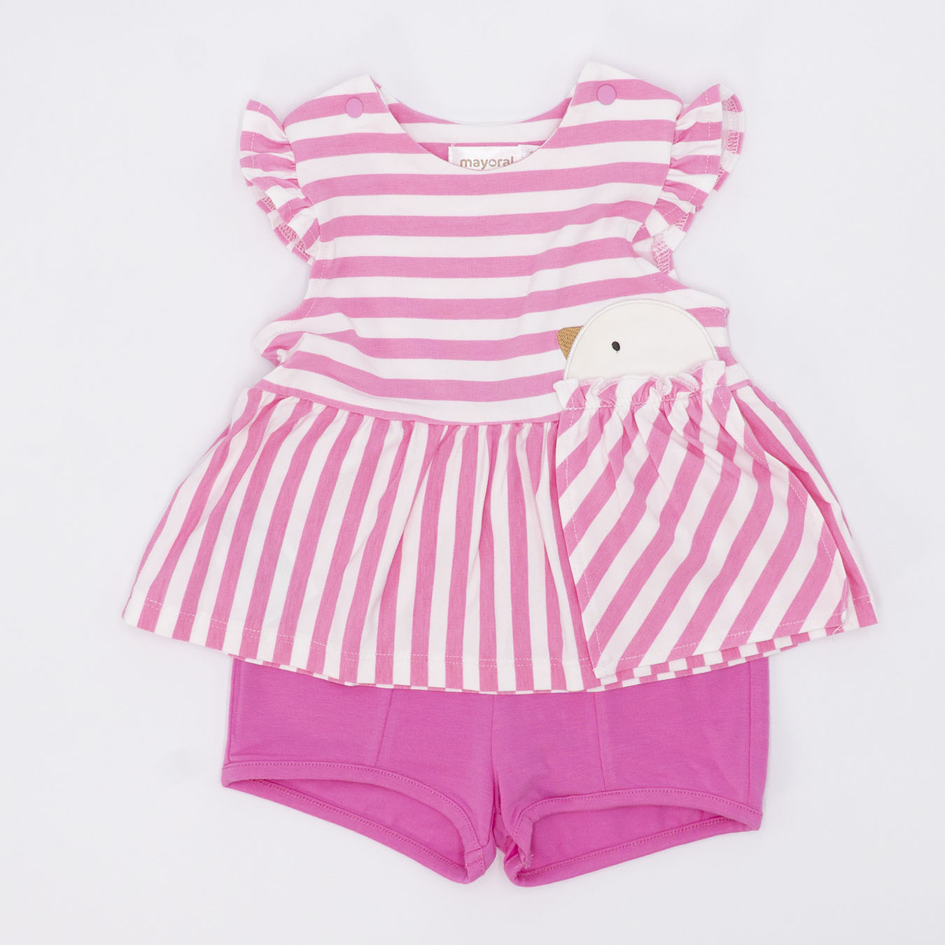 Completo 2 pz. con t-shirt rigata MAYORAL