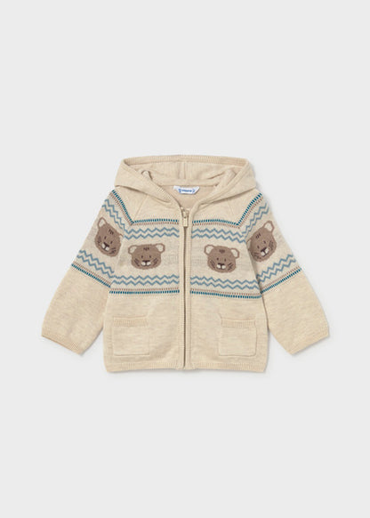 Maglione con zip e cappuccio art.2.380-073 MAYORAL