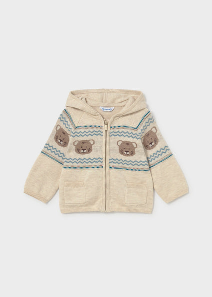 Maglione con zip e cappuccio art.2.380-073 MAYORAL