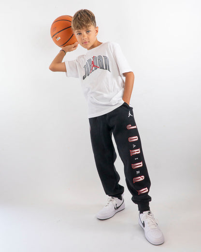 Pantaloni felpati con scritta sfumata JORDAN