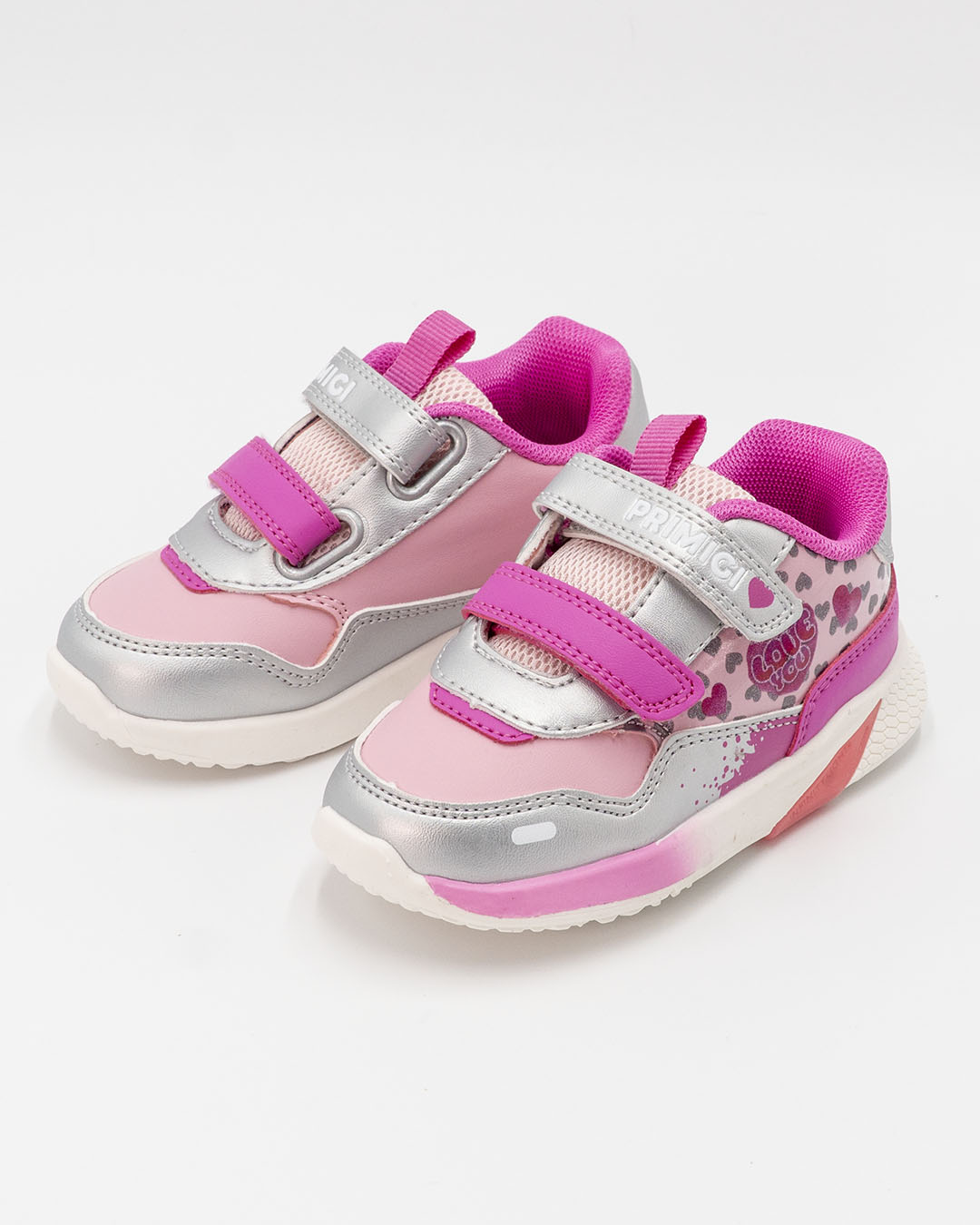 Scarpe in ecopelle con luci e cuoricini PRIMIGI