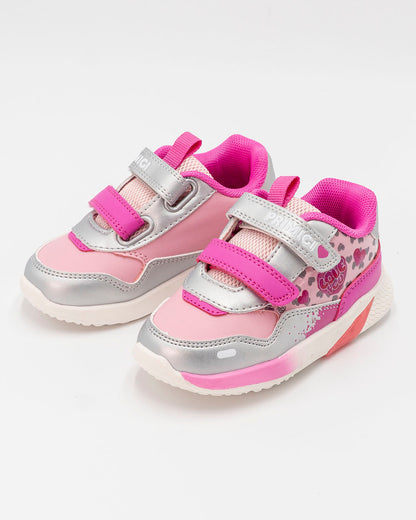 Scarpe in ecopelle con luci e cuoricini PRIMIGI