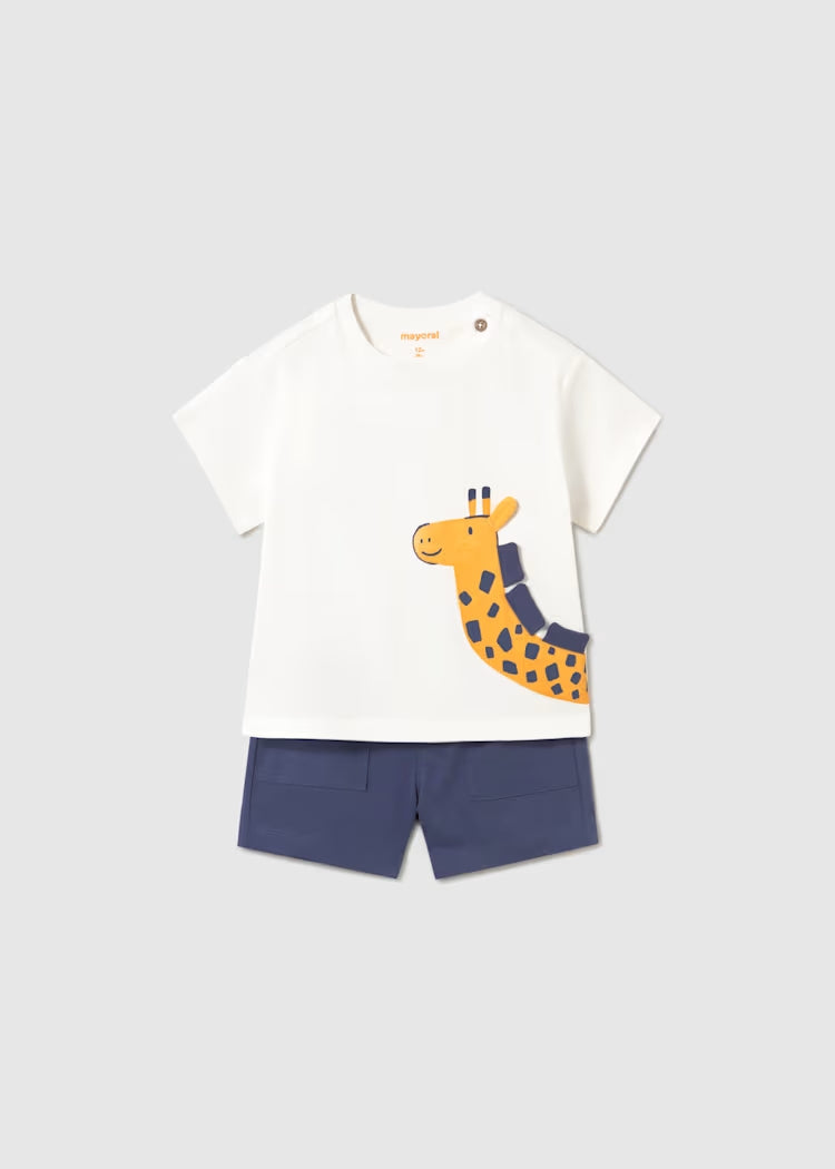 Completo 2 pz. con giraffa art.1668-24 MAYORAL