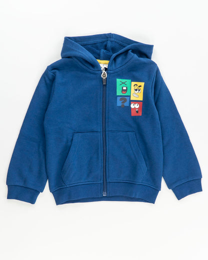 Felpa aperta felpata con faccette I DO