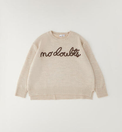 Maglione con scritta ricamata art.4.H682-0434 I DO
