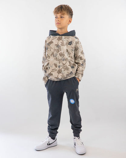 Felpa a peso medio camouflage con cappuccioMAYORAL