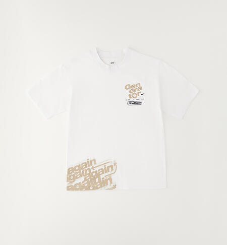 T-shirt con scritte art.4G629-0113 I DO