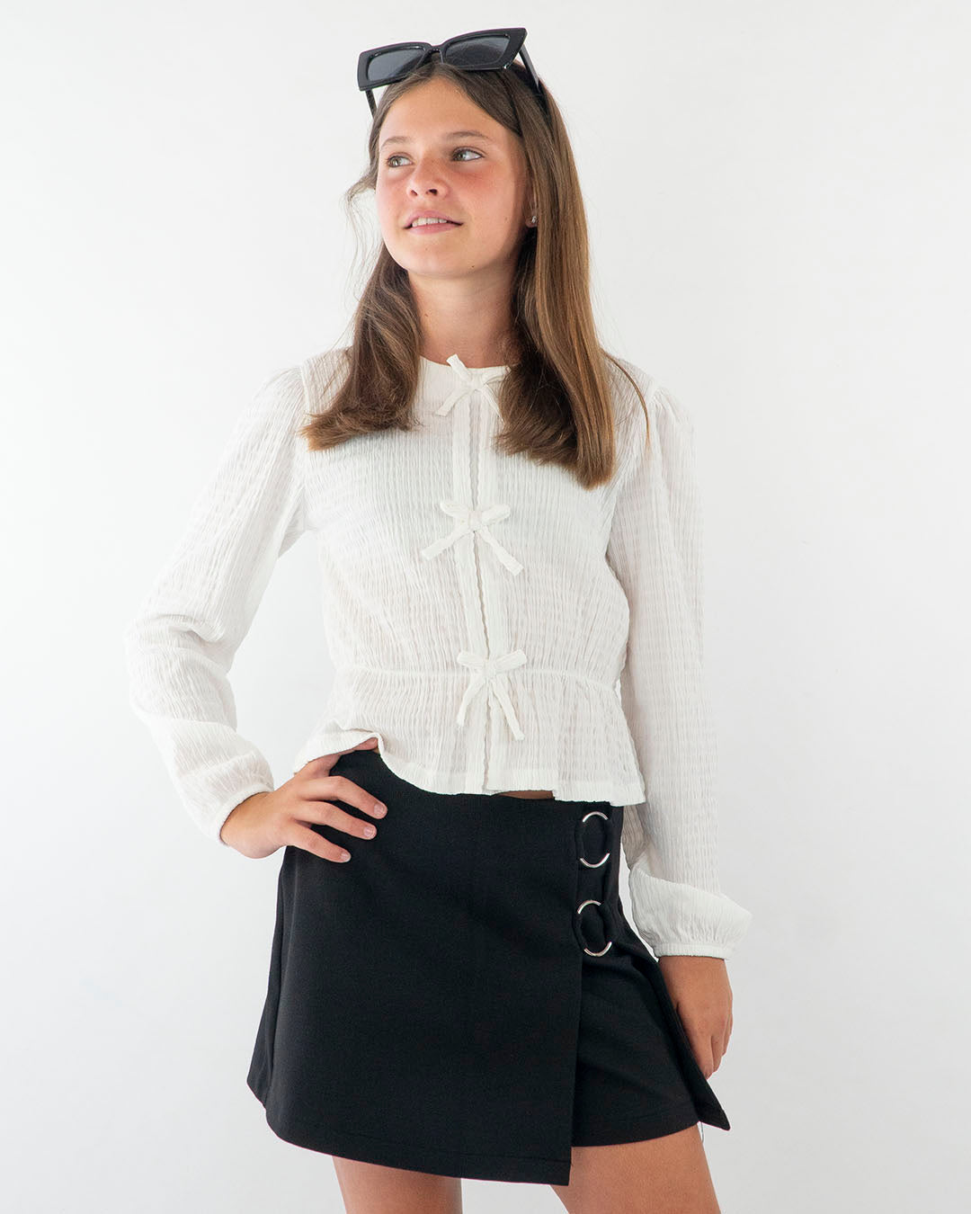 Gonna pantalone con ganci argentati MAYORAL